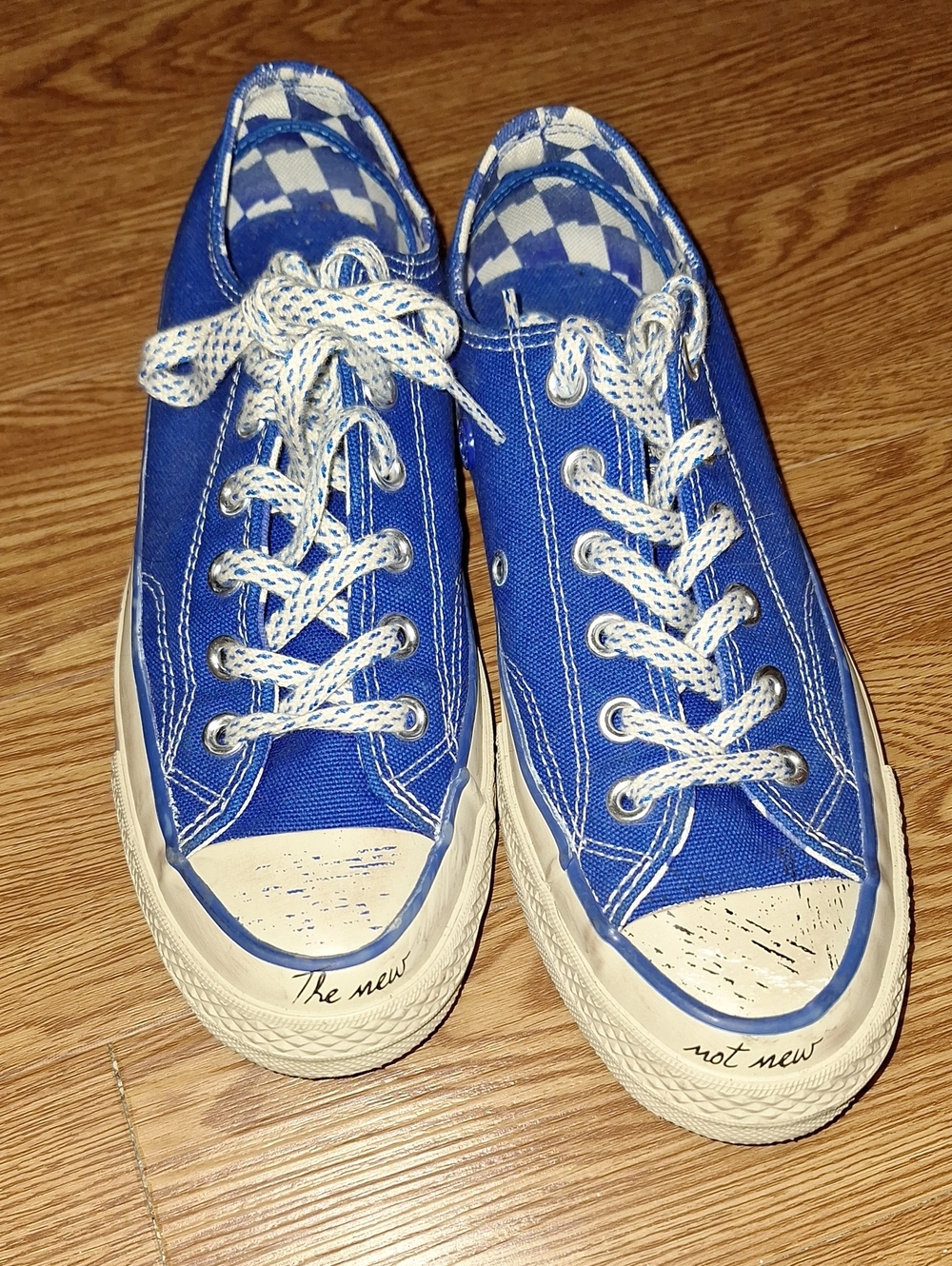 Converse Royal Blue Canvas Low-Top Sneakers